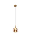 ANDRÓMEDA * COLGANTE 1L - BASE ORO - CRISTAL COPPER 8938